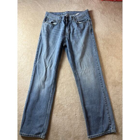 Men’s Old Navy Loose/Ample 34x32 Dark Wash Blue Denim Jeans 100% Cotton NWT - Picture 1 of 5